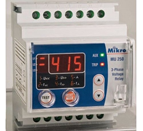 MU250-415V 3-Phase Voltage Relay - Poueer