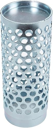 Steel 2' NPSH Thin Barrel Suction Strainer - Poueer