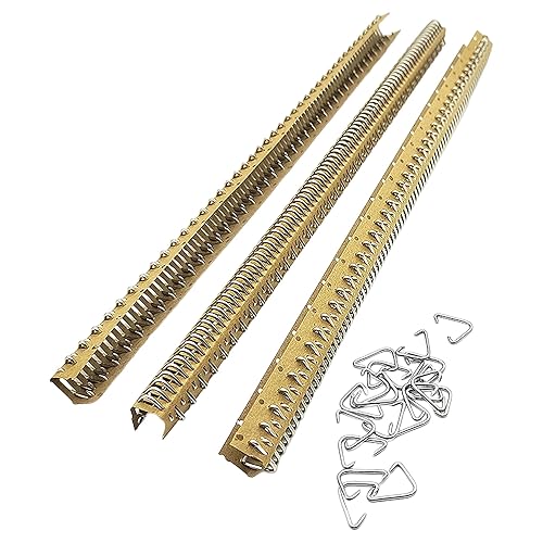 12' Conveyor Clipper Belt Lacing Fasteners Stainless Steel Wire Hook Joint Splicing Carded Fastener for PVC PU Belt, Thickness from 0.12”to 0.217”(Pack of 12) - Poueer