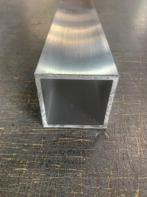 1/8' x 2' x 2' x 72' Aluminum Square Tube, 6061 Aluminum - Poueer