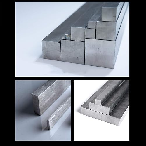 304 Stainless Steel Flat Bar Thickness 8mm Width 10-50mm Solid Flat Bar Good Stability Length 500 mm,8×20×500mm - Poueer