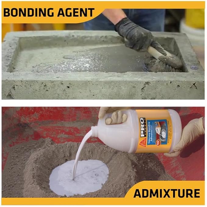 SIKA Pro Select High Strength Acrylic Concrete Bonding Adhesive 1 gal. - Poueer