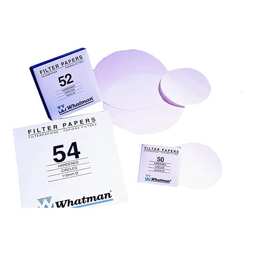 Whatman 1450-042 Quantitative Filter Paper Circles, 2.7 Micron, Grade 50, 42.5mm Diameter (Pack of 100) - Poueer