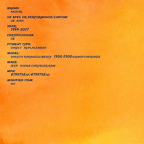 OEM Genuine PRESSURE TRANSDUCER GENUINE 4799758AF - Poueer