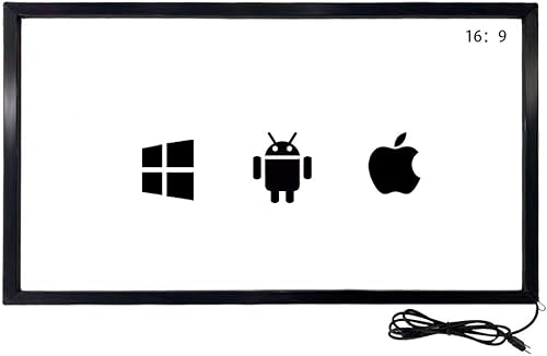 55-Inch 16-Point Multi-Touch Infrared IR Touch Frame Panel (55 Inches, USB, HID Compatible) - Poueer