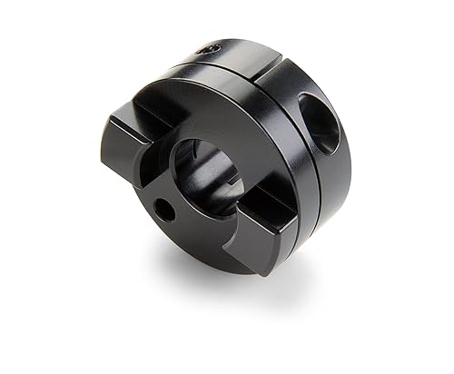 Ruland MOCT41-10-A Oldham Coupling Hub, Clamp Style, Black Anodized Aluminum, 10mm Bore, 41.3mm OD, 50.8mm Length - Poueer
