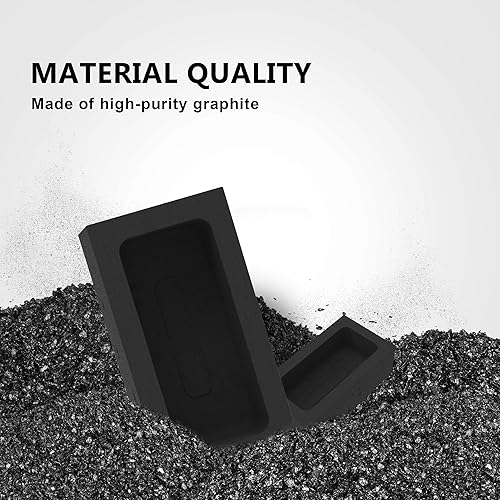 Nelyrho 6KG Propane Metal Smelting Furnace Kit and 1 Piece 7.5KG Graphite Ingot Mold Bundle - Poueer