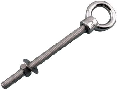 HEAVY DUTY STAINLESS EYE BOLT 1/2' X 12' (S0319-1312) - Poueer