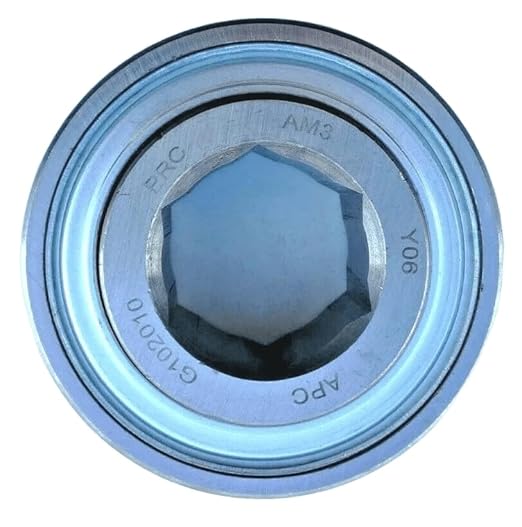 1-1/8' Hex ID for AG Bearing AN102010 SBX07A25 84330069 156816C91 HPS102GPE ID Hex 28.60mm / 1-1/8' OD Spherical 72mm / 2.8346' Outer Ring W/H 19mm / 0.748' Inner Ring W/H 25mm / 0.9843' Ball Bearing - Poueer