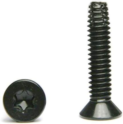 3/8'-16 Flat Head T40 Torx Star Drive Thread Cutting Trailer Floorboard Screws (25, 3/8'-16 x 1) - Poueer