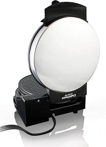 Chef’sChoice 838 WaffleCone Express Nonstick Ice Cream Cone Maker Creates Delicious Homemade Sugar and Waffle Cones Easy to Clean, Silver - Poueer