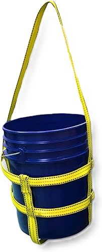 Liftex® 5 Gallon Bucket Sling | 200 lbs. Vert. | Made in USA - Poueer
