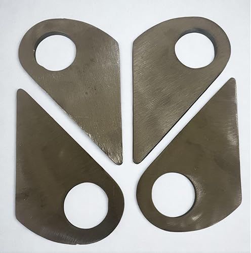 Trailer Ramp Gate Hinge/Holder, 3/8 Inch Steel Plate, 1 1/2 Inch Clearance Hole, Heavy Duty Weld on - Poueer