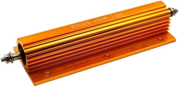 RXG24 Aluminum housed Resistor,Golden Aluminum Shell Resistor.100w 150w 200w 250w 300w 500w,Discharge Resistor,Decoding Resistor(40ohm,500w) - Poueer