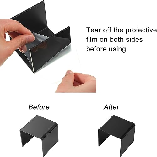 Chuangdi 20 Pcs Acrylic Display Risers, Clear Product Stand, Jewelry Display Riser Shelf Showcase Fixtures for Figure Dessert Cupcake Candy Action Showcase(Super Large Set) - Poueer