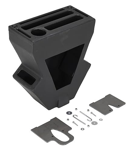 Vestil P-CADDY-BK-CWN Recycled Plastic Crown Pallet Truck Caddy 7-3/4 In. x 16-1/4 In. x 18-5/8 In. Black - Poueer