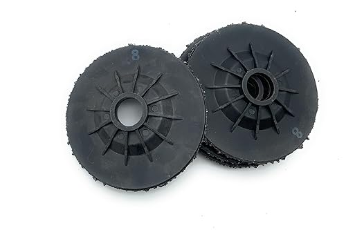 SIGNI 5 Pack SiC Plastic Back Grinding Wheel for Granite/Marble/Concrete and Glasses (4.5 INCH, 8 GRIT) - Poueer