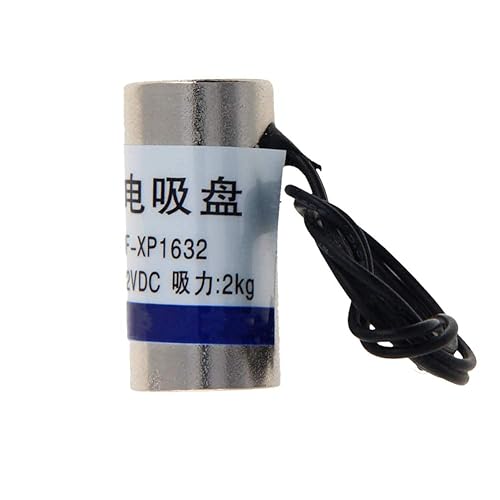 Heyiarbeit 12V DC 1500N Electric Lifting Magnet Electromagnet Solenoid Lift Holding 80mmx38mm - Poueer