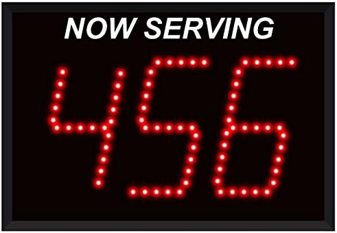 3-Digit Take A Number Display - Poueer