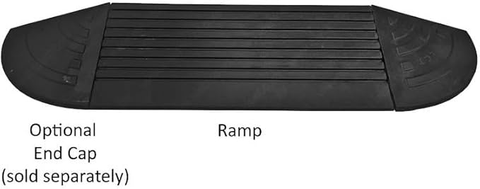 Electriduct 5 Ton 4 Inch Rubber Curb Ramp 2 Feet Wide 10,000 lbs Capacity - Poueer