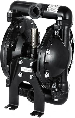 Air-Operated Double Diaphragm Pump 120PSI 35Gpm Pneumatic Dual Diaphragm Pump Air-Operated Waste Oil Transfer Pump - Poueer