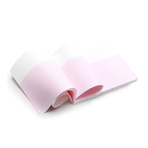 MediChoice EKG Chart Paper, 3 Channel Z-Fold, 200 Sheets Per Pad, 1314CPM1707A (Case of 10) - Poueer