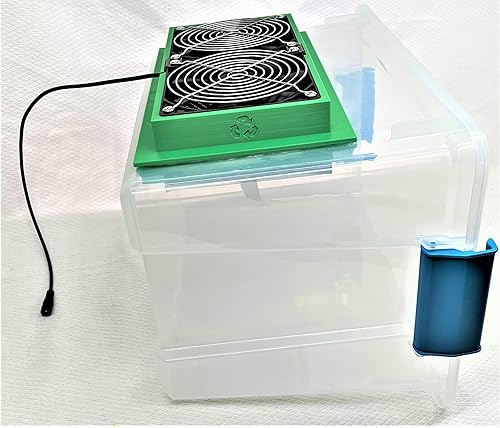 DIY Laminar Flow Hood - Tissue Culture More - Unique Design 1 of 1-3D Printed from Recycled Plastic - Green - Poueer