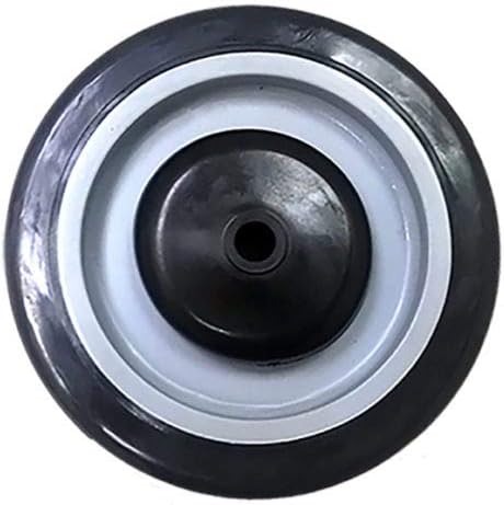 Shopping Cart Wheel 5' x 1-1/4' Polyurethane (Axle Diameter : 3/8') 1 EA, 10 EA (10 EA) - Poueer