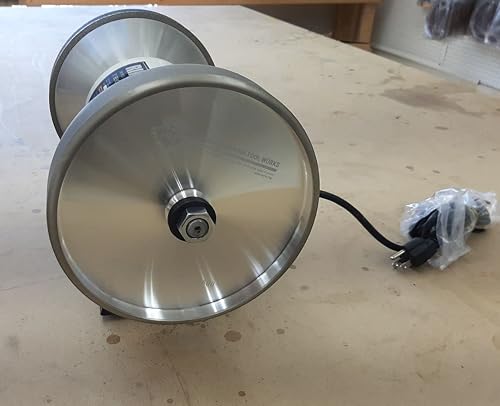 VMTW 8X1 inch CBN Grinding Wheel Set 80 Grit & 180 Grit High Speed Steel Tools - Poueer