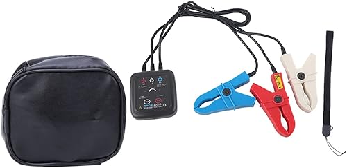 Phase Sequence Detector, Non-Contact ETCR1000D 70-1000V Digital Non-Contact 3 Phase Sequence Tester, AC Phase Sequence and Motor Rotation Tester, Magnetic Base Phase Detector Meter - Poueer