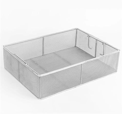 Medical 304 Stainless Steel Instrument Sterilization Baskets,Surgical Instrument Tool Sterilization Tray case Box,Mesh Perforated Baskets Sterilization Tray,50 * 40 * 20cm - Poueer