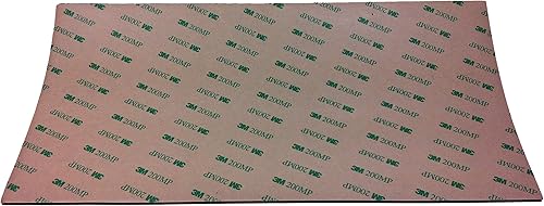 Isolate It!: Sorbothane Acoustic & Vibration Damping Film 40 Duro with 3M Adhesive Backing (1/8 x 6 x 12in) - Poueer