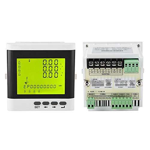FTVOGUE Multi-Function Three-Phase Programmable Power Meter Electric Digital LED Ammeter Voltmeter,Electric Energy and Measuring Instruments - Poueer