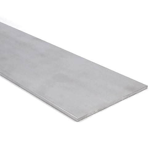 Aluminum Flat Bar, 1/8' x 3', 6061 General-Purpose Plate, 48 Inch Length, T6511 Mill Stock, Extruded, 0.125' Thick - Poueer