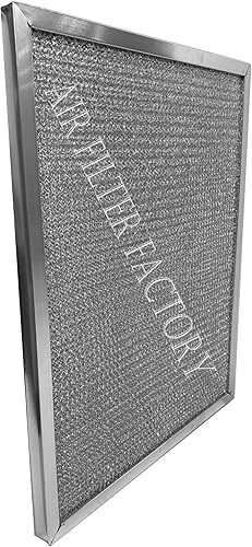 Air Filter Factory Washable Industrial Aluminum Foil Filter 16 x 20 x 1 Inches Nominal - 15-5/8 x 19-5/8 x 7/8 Inches Exact - Poueer