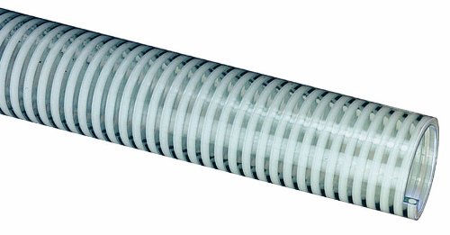 H100X100 H Series Standard Duty PVC Suction Hose, 85 PSI Max Pressure, 1 inches ID, 100 feet Length - Poueer