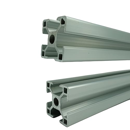 SANTIE 1 PCS T-Slot Framing System: 30 Series, 1200mm Lg, 30 mm x 30 mm, Single, 4 Open Slots, Smooth - Poueer