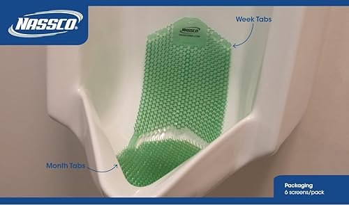 Tsunami 60-Day Urinal Screen (Cucumber Melon) - 6/Box - Poueer