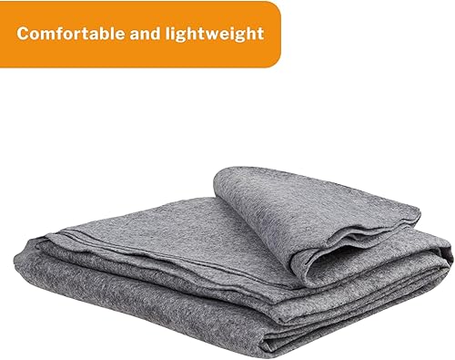 McKesson Stretcher Blanket, Disposable, 100% Polyester, Grey, 40 in x 80 in, 1 Count, 24 Packs, 24 Total - Poueer