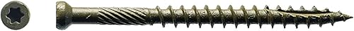 Big Timber 5FS72#7 by 2-inch T-10-drive bit Tiny Finish Head Screws-Exterior,(950 per Box) - Poueer