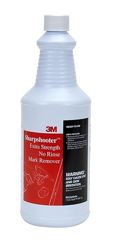 3M Sharpshooter Extra Strength No-Rinse Mark Remover, with Trigger Sprayers, Quart, 12/case (Pack of 12) - Poueer