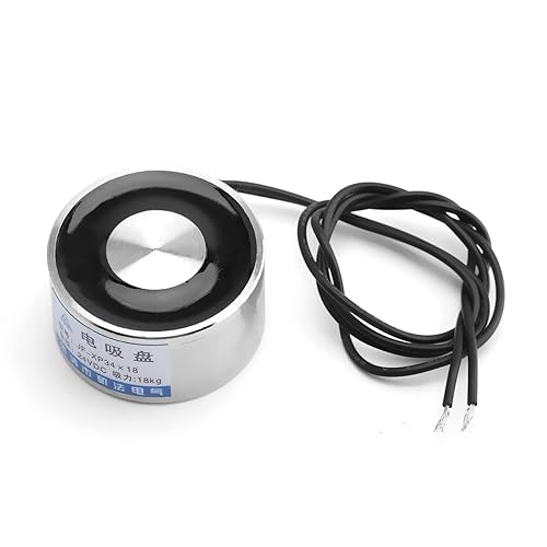 Heyiarbeit 12V DC 1500N Electric Lifting Magnet Electromagnet Solenoid Lift Holding 80mmx38mm - Poueer