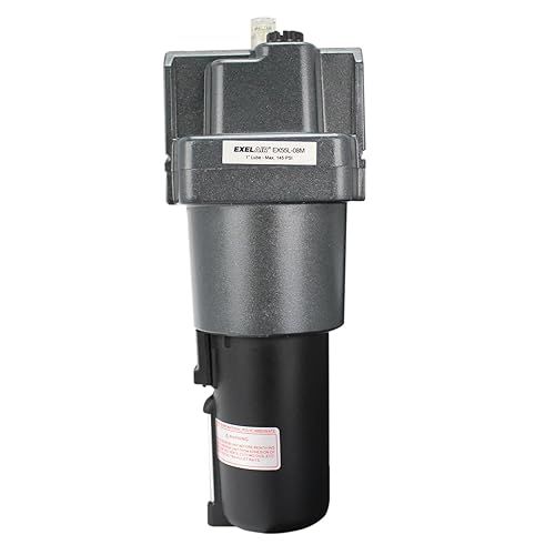 EXELAIR by Milton FRL (High Flow) Air Lubricator - 1' NPT - Metal Bowl (EX55L-08M) - Poueer