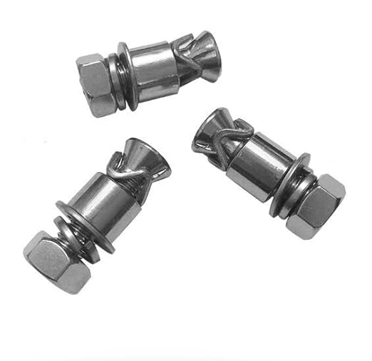 5pcs M6 M8 Hex Expansion Bolts Hexagon Socket Knock Back Male Screw Stainless Steel 32mm/35mm Length(M6 x 32mm) - Poueer