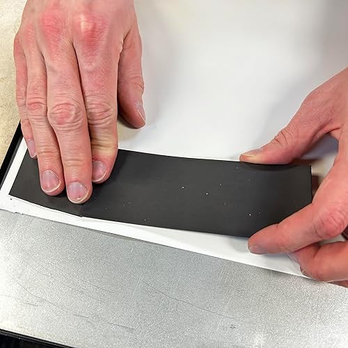 Master Magnetics - ZG80A-ABX Flexible Magnet Strip with Adhesive Back , 1/16' Thick, 2' Wide, 100 feet (1 Roll) - Poueer