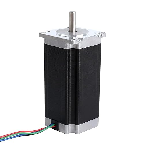STEPPERONLINE Nema 23 Stepper Motor 8mm Shaft Bipolar 3Nm(425oz.in) 4.2A 57x57x113mm 4 Wires CNC Engraving Machine - Poueer