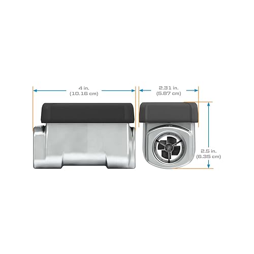 GPI 113255-1, (GALLONS) 01A31GM Aluminum Turbine Fuel Flowmeter with Digital LCD Display, 3-30 GPM, 1-Inch FNPT Inlet/Outlet, 0.75-Inch Reducer Bushings, ±5% Accuracy - Poueer