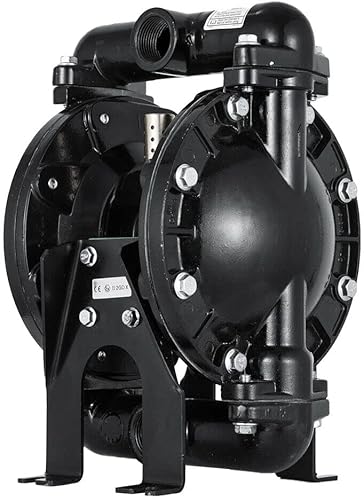 Air-Operated Double Diaphragm Pump 120PSI 35Gpm Pneumatic Dual Diaphragm Pump Air-Operated Waste Oil Transfer Pump - Poueer