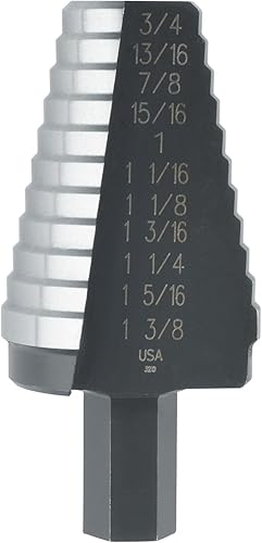 Irwin Tools IRWIN Step Drill Bit Set, General Purpose, 4-Piece (10225) - Poueer