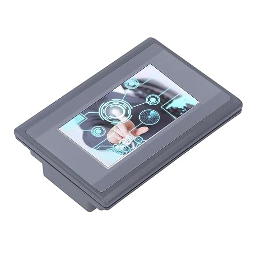 PLC HMI All in One 4.3in, HMI TFT LCD Display Module 32 bit ARM9, 128M NAND Flash, Compatible with for FX3U - Poueer